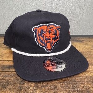 New Era Chicago Bears The Golfer Snapback Hat Adjustable Cap OS Rope
